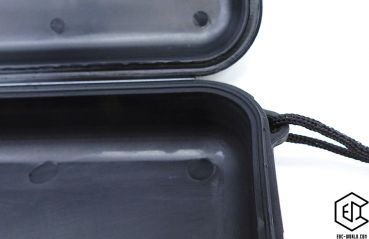 Kunststoffbox klein und wasserdicht, schwarz